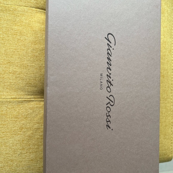 Gianvito Rossi women orange Cruz braided leather and suede sandals 37.5 Brandnew - Picture 3 of 7